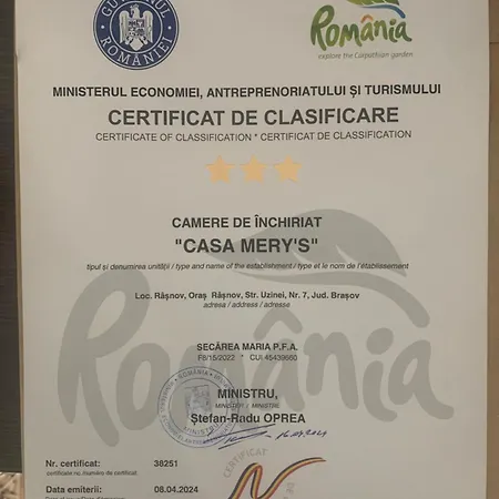 Casa Merys Holiday home Risnov